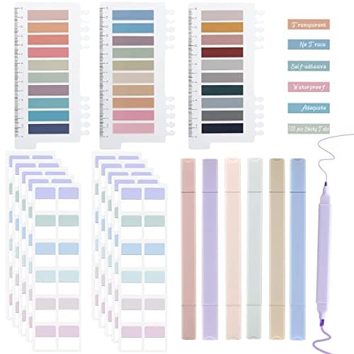Roamall Book Annotation Kit, 726-Piece