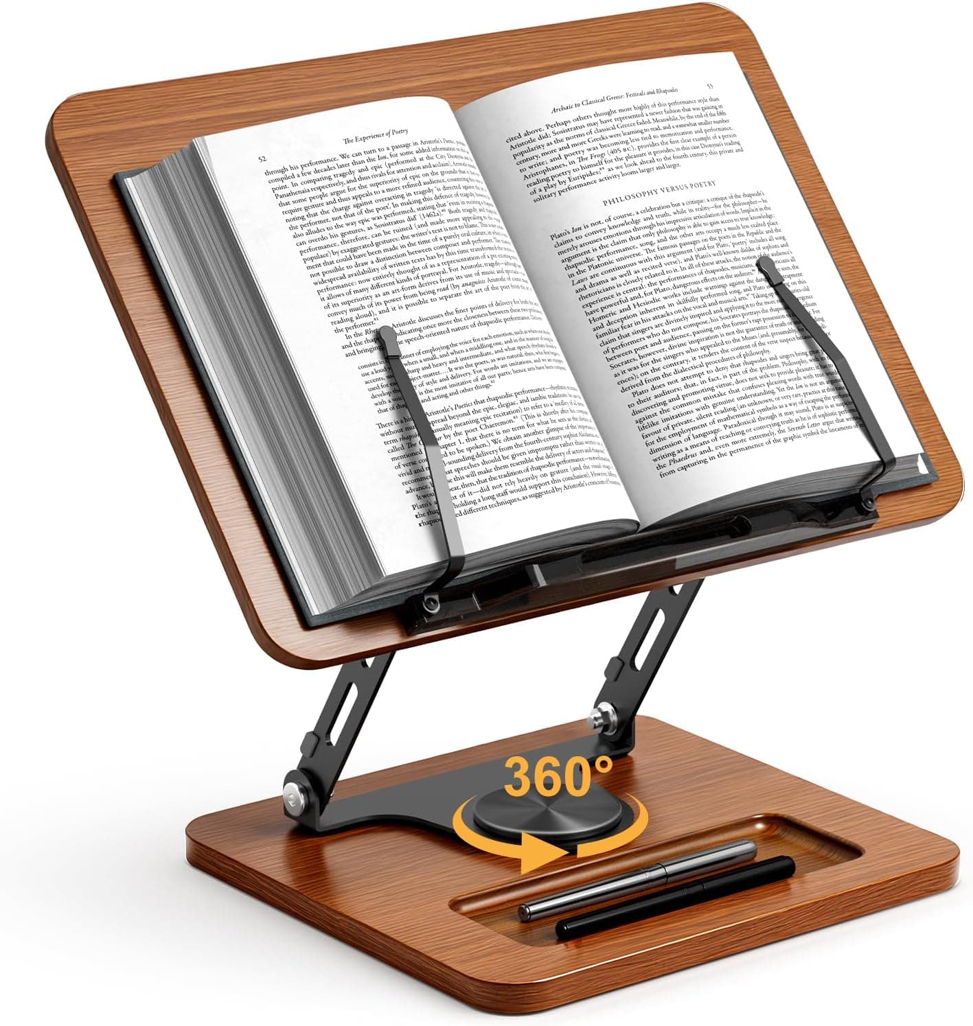 OPTIXCELL Book Stand with Tray