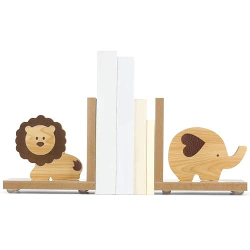 Harloon Animal Bookends, Lion and Elephant product photo