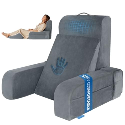 Kayfia Gel Memory Foam Reading Pillow, 19 in product photo