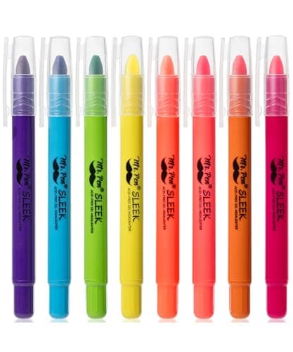 Mr. Pen No Bleed Gel Highlighters, 8-Pack product photo