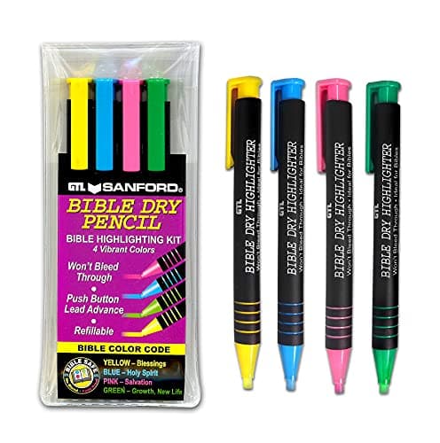 G.T. Luscombe Bible Dry Highlighting Kit, 4-Piece product photo