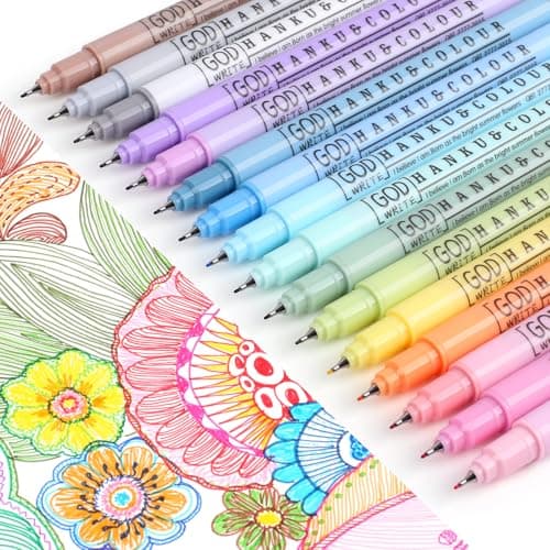 HANKU 0.38 mm Fineliner Pens, 16-Color Set product photo