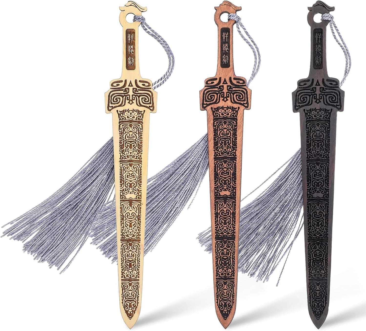 Wooden Sword Bookmarks, 3-Piece product photo