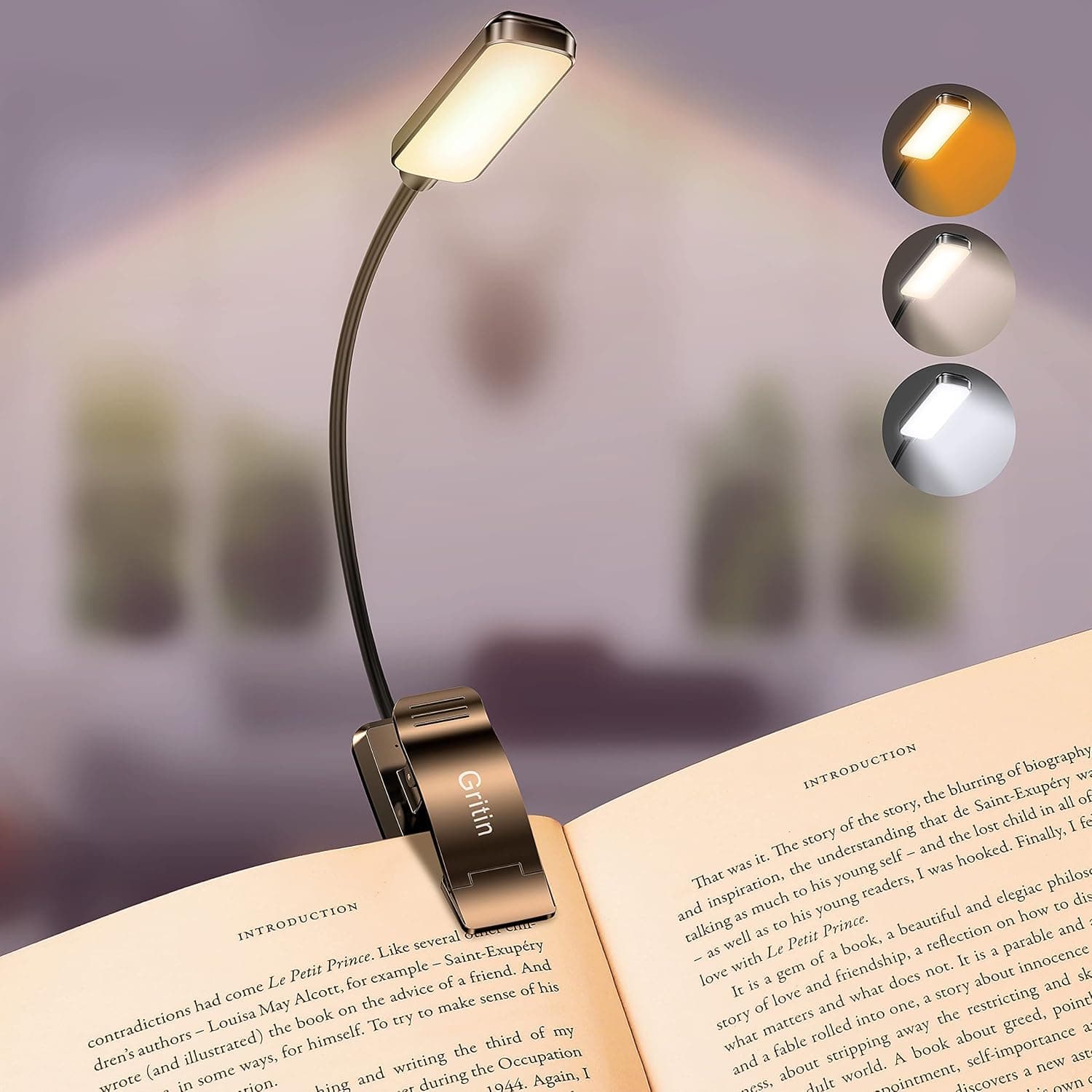 Gritin 9 LED Book Light product photo