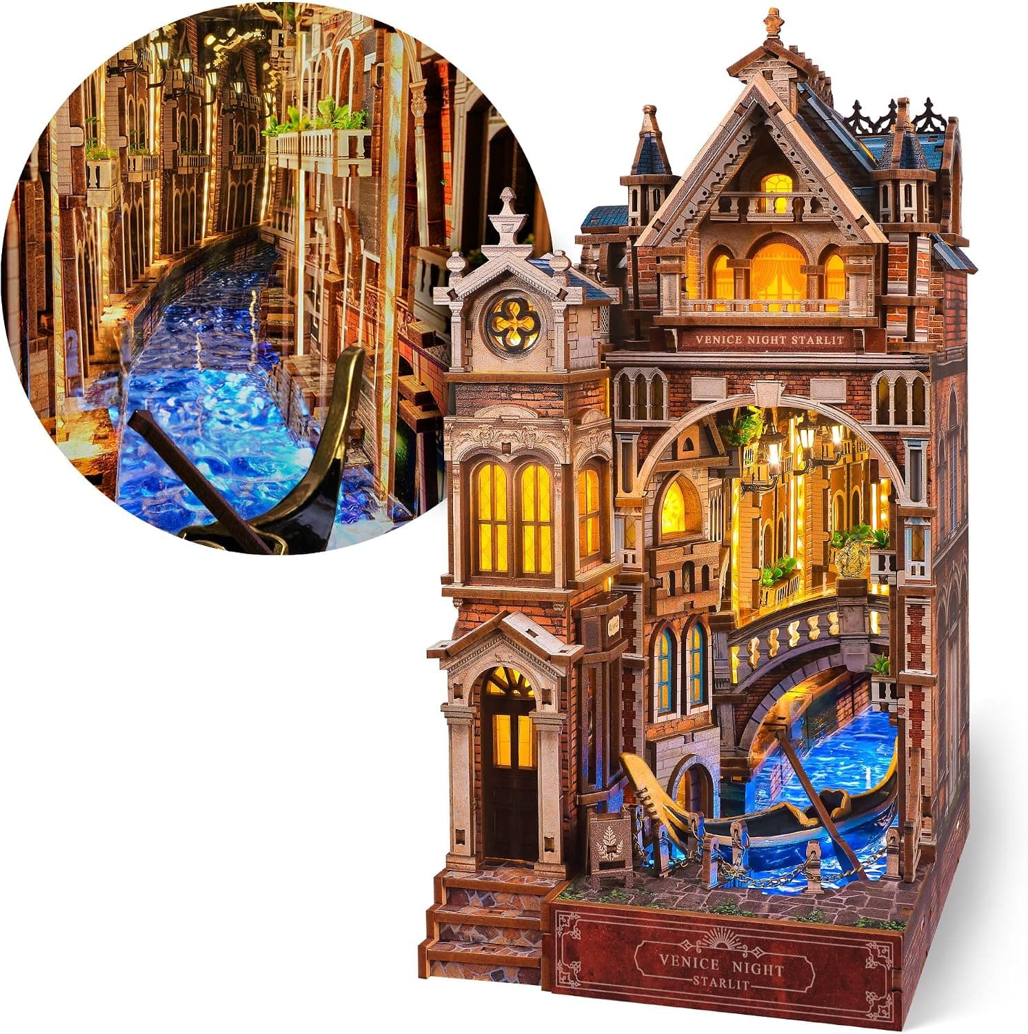 FUNPOLA Venice Night Starlit Book Nook Kit product photo